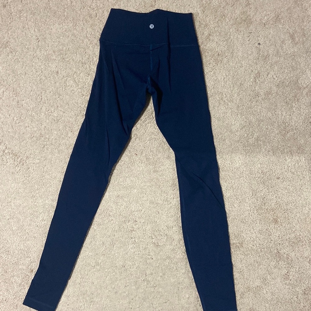 Navy blue lululeamon leggings